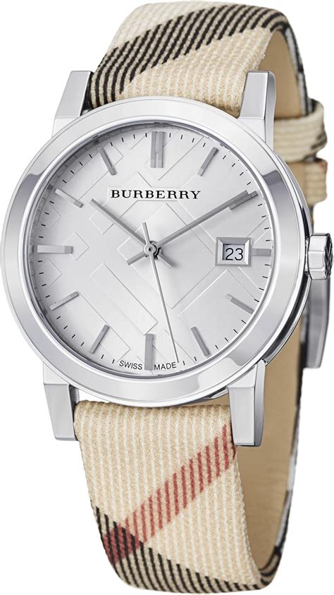 burberry watch leather strap|burberry leather watch strap.